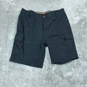 Wearfirst Mens Cargo Shorts 36 Black Lightweight Stretch a0738